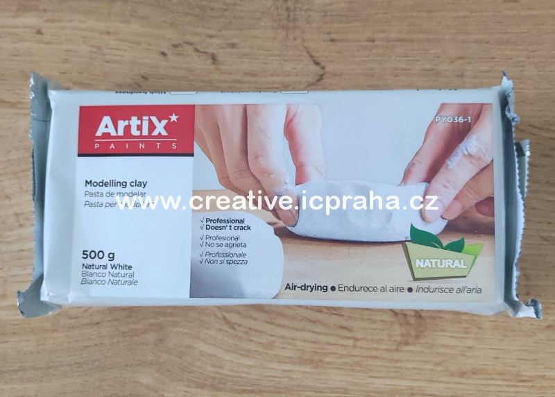 ARTIX samotvrdnoucí hmota bílá 500g 